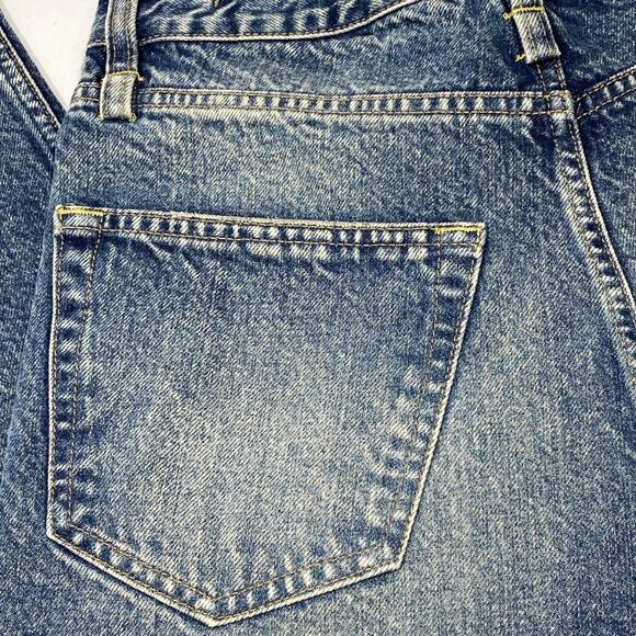 NEW HOPE Men Jeans Blue Size 30 Skid Loose Fit Wide Flared Leg Cotton Mid - Picture 2 of 9